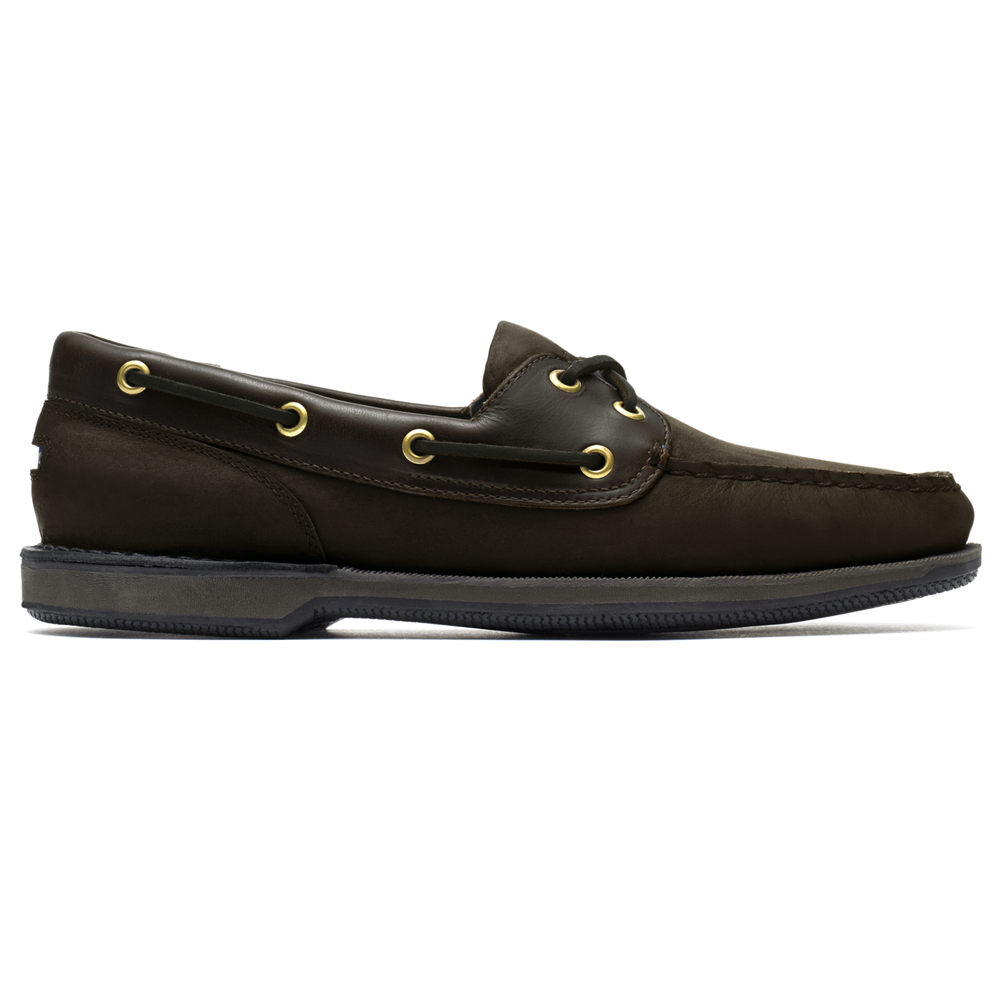 Rockport Singapore Mens Boat Shoes - Perth Black - FC3154029